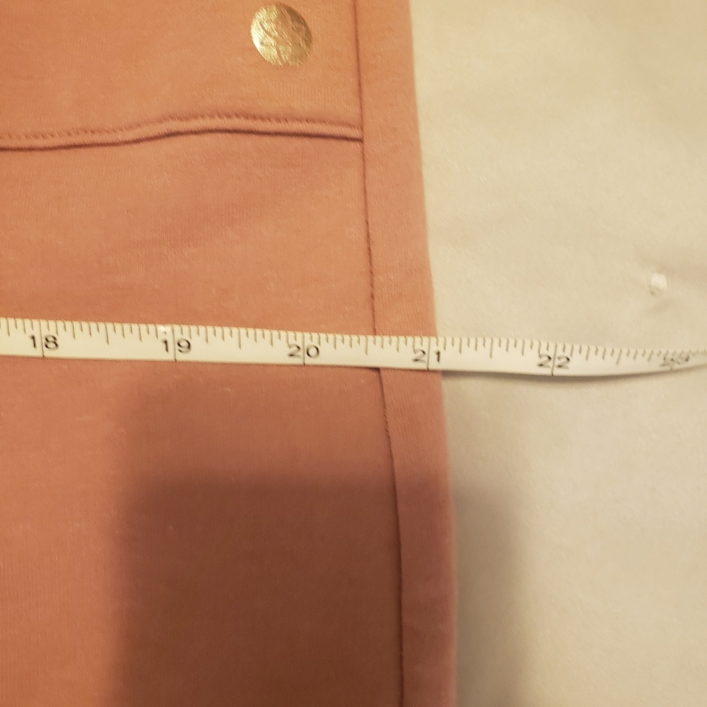 NWT Harmony Balance Organic Cotton  Pink Skirt   With Pockets Sz L - Picture 4 of 5
